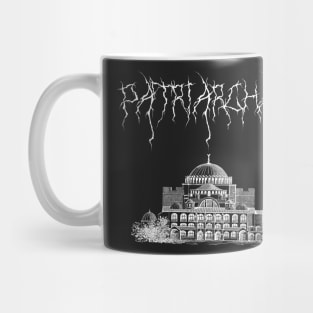 Eastern Orthodox Black Metal Patriarchate Hagia Sophia Mug